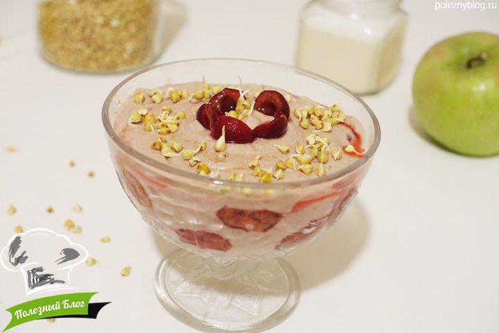 Творожок из зеленой гречки | Готовый