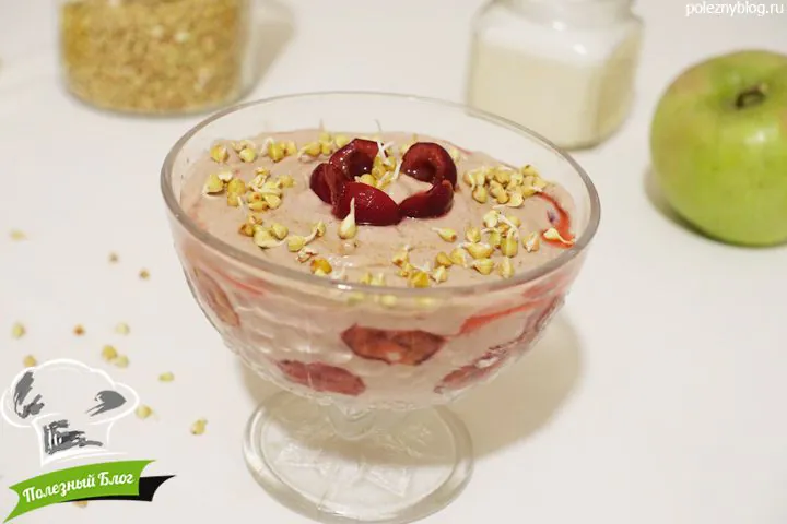 Творожок из зеленой гречки | Готовый