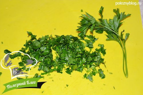Тёплый салат с нутом и баклажаном | Шаг 7