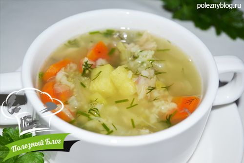 Уха с рисом | Готовая