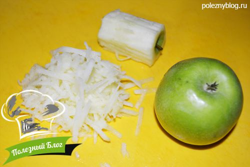 Полезный Блог - Вкусный салат из яблок, тыквы, апельсина с изюмом - Шаг 4