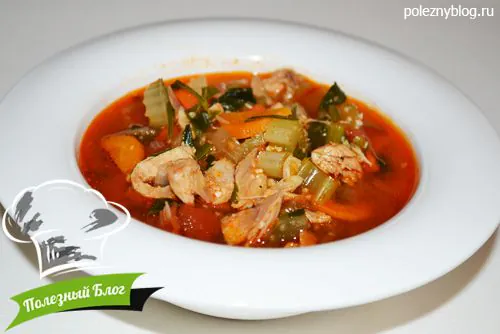 Вкусный суп из индейки | Готовый