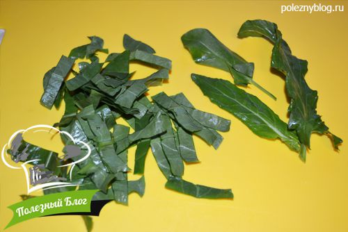 Заготовка щавеля - Шаг 3