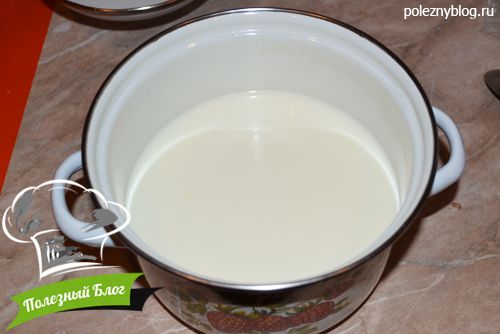 Полезный Блог - Заготовка творога и сыворотки на лимоне - Шаг 1