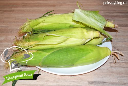 Заготовка замороженной кукурузы | Ингредиенты