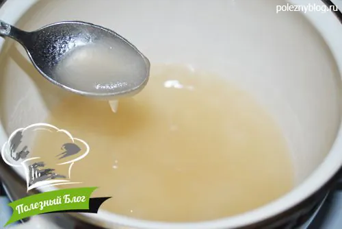 Желе из агар-агар с орехами, какао и апельсином | Шаг 12