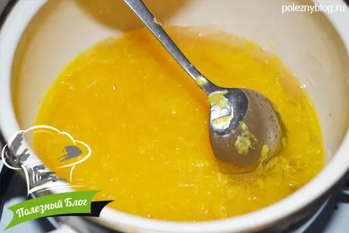Желе из агар-агар с орехами, какао и апельсином | Шаг 15