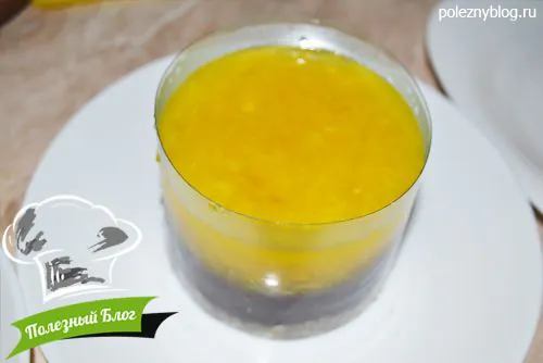 Желе из агар-агар с орехами, какао и апельсином | Шаг 16