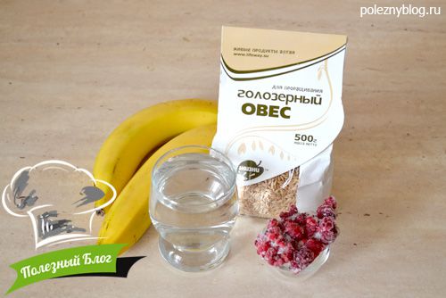 Живая овсяная каша | Ингредиенты