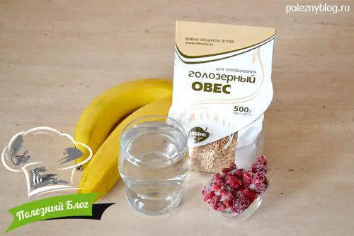 Живая овсяная каша | Ингредиенты