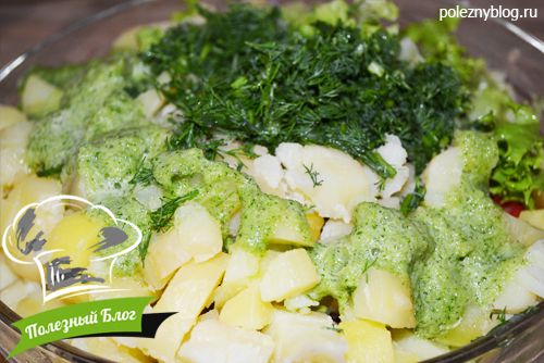 Полезный Блог - Питательный салат из свежих и варёных овощей - Шаг 12