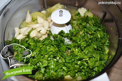 Крем-суп из кабачков, брокколи и цветной капусты с кусочками мяса | Шаг 9