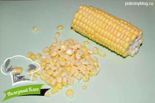 Заготовка замороженной кукурузы | Шаг 2